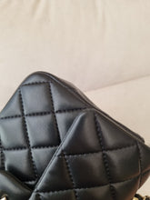 Load image into Gallery viewer, Chanel Mini Top Handle Black with Gold Hw