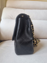 Load image into Gallery viewer, Chanel Jumbo Single Flap Black Caviar 24k Gold
