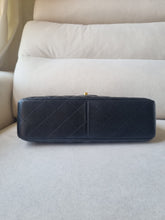 Load image into Gallery viewer, Chanel Jumbo Single Flap Black Caviar 24k Gold