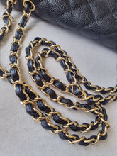 Load image into Gallery viewer, Chanel Jumbo Single Flap Black Caviar 24k Gold
