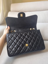 Load image into Gallery viewer, Chanel Jumbo Single Flap Black Caviar 24k Gold