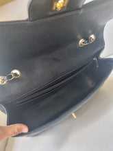 Load image into Gallery viewer, Chanel Jumbo Single Flap Black Caviar 24k Gold