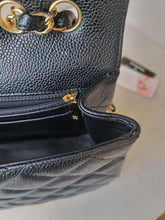 Load image into Gallery viewer, Chanel Jumbo Single Flap Black Caviar 24k Gold