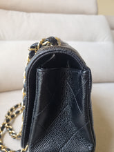 Load image into Gallery viewer, Chanel Jumbo Single Flap Black Caviar 24k Gold