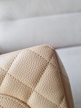 Load image into Gallery viewer, Chanel Single Flap Jumbo Beige Caviar Gold Hardware