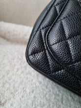 Load image into Gallery viewer, Chanel Mini Black Caviar Square Gold Hw