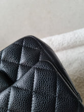 Load image into Gallery viewer, Chanel Mini Black Caviar Square Gold Hw