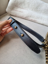 Load image into Gallery viewer, Chanel Boy Black Old Medium Antique Gold Hardware