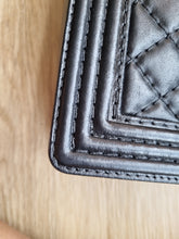 Load image into Gallery viewer, Chanel Boy Black Old Medium Antique Gold Hardware