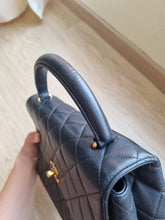 Load image into Gallery viewer, Chanel Small Kelly Black Caviar 24k Gold