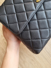 Load image into Gallery viewer, Chanel Small Kelly Black Caviar 24k Gold