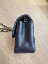 Load image into Gallery viewer, Chanel 17c Mini Caviar Black Rectangular Edge Stitching Gold Hardware