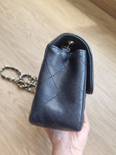Load image into Gallery viewer, Chanel 17c Mini Caviar Black Rectangular Edge Stitching Gold Hardware