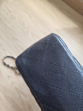 Load image into Gallery viewer, Chanel 17c Mini Caviar Black Rectangular Edge Stitching Gold Hardware