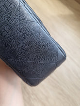 Load image into Gallery viewer, Chanel 17c Mini Caviar Black Rectangular Edge Stitching Gold Hardware