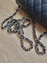 Load image into Gallery viewer, Chanel 17c Mini Caviar Black Rectangular Edge Stitching Gold Hardware