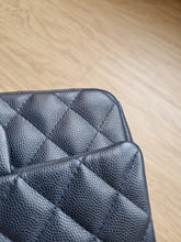 Load image into Gallery viewer, Chanel Mini Caviar Navy Grey Gold Hardware