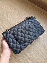 Load image into Gallery viewer, Chanel Classic Medium Flap Black Caviar Gold Hardware
