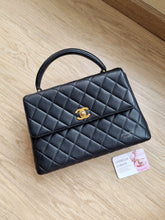 Load image into Gallery viewer, Chanel Small Kelly Black Caviar 24k Gold