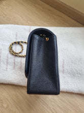 Load image into Gallery viewer, Chanel Diana 25 Caviar Black 24k Gold