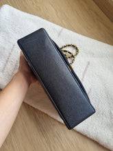 Load image into Gallery viewer, Chanel Diana 25 Caviar Black 24k Gold