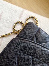 Load image into Gallery viewer, Chanel Diana 25 Caviar Black 24k Gold
