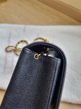 Load image into Gallery viewer, Chanel Diana 25 Caviar Black 24k Gold