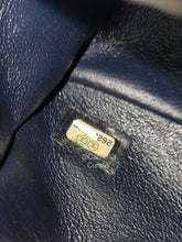 Load image into Gallery viewer, Chanel Mini Caviar Navy Grey Gold Hardware