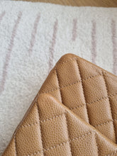 Load image into Gallery viewer, Chanel 18S Dark Beige Classic Medium Flap Caviar Gold Hardware