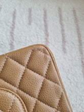 Load image into Gallery viewer, Chanel 18S Dark Beige Classic Medium Flap Caviar Gold Hardware
