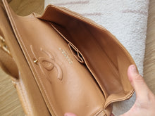 Load image into Gallery viewer, Chanel 18S Dark Beige Classic Medium Flap Caviar Gold Hardware