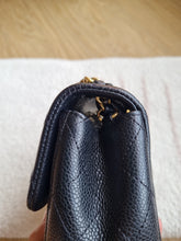 Load image into Gallery viewer, Chanel Mini Black Caviar Square Gold Hw