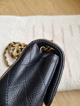 Load image into Gallery viewer, Chanel Mini Black Caviar Square Gold Hw