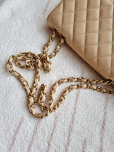 Load image into Gallery viewer, Chanel Single Flap Jumbo Beige Caviar Gold Hardware
