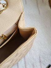 Load image into Gallery viewer, Chanel Single Flap Jumbo Beige Caviar Gold Hardware