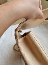 Load image into Gallery viewer, Chanel Single Flap Jumbo Beige Caviar Gold Hardware