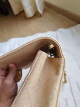Load image into Gallery viewer, Chanel Single Flap Jumbo Beige Caviar Gold Hardware
