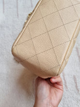 Load image into Gallery viewer, Chanel Single Flap Jumbo Beige Caviar Gold Hardware