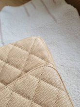 Load image into Gallery viewer, Chanel Single Flap Jumbo Beige Caviar Gold Hardware