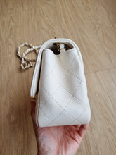 Load image into Gallery viewer, Chanel 17c Mini Caviar Ivory Gold Hardware