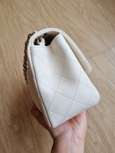 Load image into Gallery viewer, Chanel 17c Mini Caviar Ivory Gold Hardware