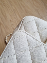Load image into Gallery viewer, Chanel 17c Mini Caviar Ivory Gold Hardware