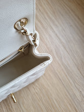 Load image into Gallery viewer, Chanel 17c Mini Caviar Ivory Gold Hardware
