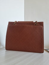 Load image into Gallery viewer, Chanel Supermodel Small Tote Bag Cognac Caramel Caviar Vintage