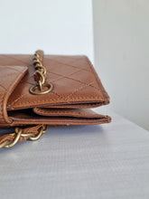 Load image into Gallery viewer, Chanel Supermodel Small Tote Bag Cognac Caramel Caviar Vintage