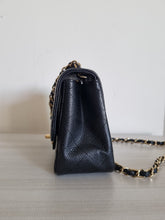 Load image into Gallery viewer, Chanel Mini Caviar Square Black 24k Gold