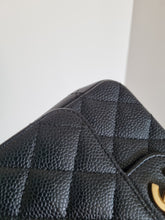 Load image into Gallery viewer, Chanel Mini Caviar Square Black 24k Gold