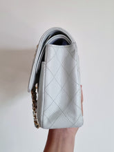 Load image into Gallery viewer, Chanel Baby Sky Blue Caviar Classic Medium Flap 24k Gold