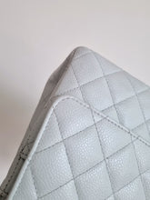Load image into Gallery viewer, Chanel Baby Sky Blue Caviar Classic Medium Flap 24k Gold
