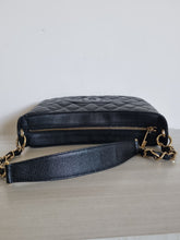 Load image into Gallery viewer, Chanel Jennie Hobo Black Caviar 24k Gold